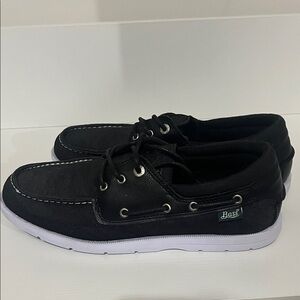 Bass Men's Black Boat Shoes